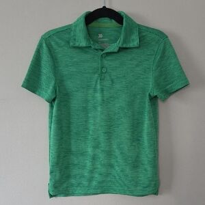 3/$12 Performance Polo In Green (XS)
